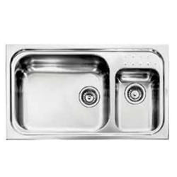 CM Punto plus 86 x 50 2V Lavello ad incasso Rettangolare Acciaio inox