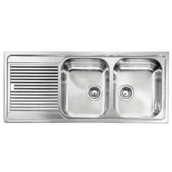 CM Zenith plus 116 x 50 2V Lavello ad incasso Rettangolare Acciaio inox