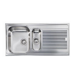 CM Zenith plus 100 x 50 2V Lavello ad incasso Rettangolare Acciaio inox