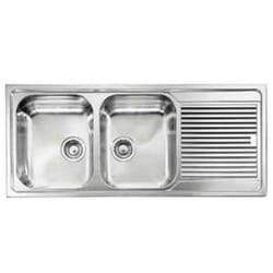 CM Zenith plus 116 x 50 2V Lavello ad incasso Rettangolare Acciaio inox