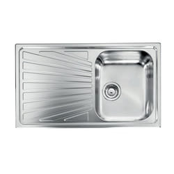 CM cometa 86 x 50 1V Lavello ad incasso Rettangolare Acciaio inox