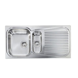 CM Matico 100 x 50 2V Lavello ad incasso Rettangolare Acciaio inox