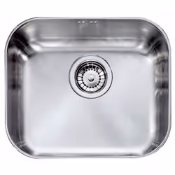 CM cinzia 34.2 x 41 R80, Lavello sottopiano, Rettangolare, Acciaio inox, Acciaio inox, 1 ciotole, Rettangolare