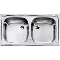 CM Aurora 79 x 42 2V Lavello ad incasso Rettangolare Acciaio inox