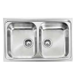CM Filoslim 79 x 50 2V Lavello ad incasso Rettangolare Acciaio inox