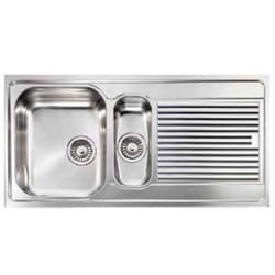 CM Filoslim 100 x 50 2V Lavello ad incasso Rettangolare Acciaio inox
