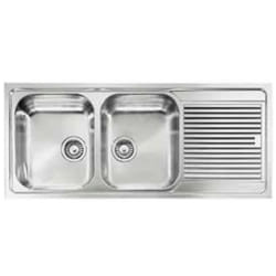 CM Filoslim 116 x 50 2V Lavello ad incasso Rettangolare Acciaio inox