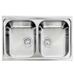 CM Zenith 210 79 x 50 2V Lavello ad incasso Rettangolare Acciaio inox