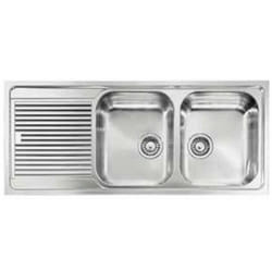 CM Zenith 210 116 x 50 2V Lavello ad incasso Rettangolare Acciaio inox