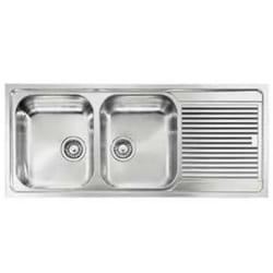 CM Zenith 210 116 x 50 2V Lavello ad incasso Rettangolare Acciaio inox