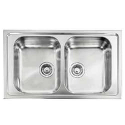 CM Zenith plus 86 x 50 2V Lavello ad incasso Rettangolare Acciaio inox