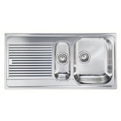 CM Zenith 100x50 2V Lavello ad incasso Rettangolare Acciaio inox