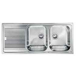 CM Zenith 116x50 2V Lavello ad incasso Rettangolare Acciaio inox