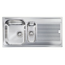 CM Zenith 100x50 2V Lavello ad incasso Rettangolare Acciaio inox