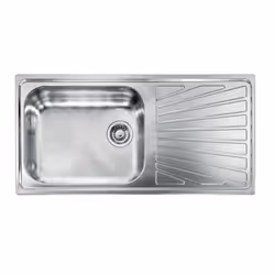 CM cometa 100 x 50 1V Lavello ad incasso Rettangolare Acciaio inox