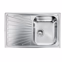 CM cometa 79 x 50 1V Lavello ad incasso Rettangolare Acciaio inox