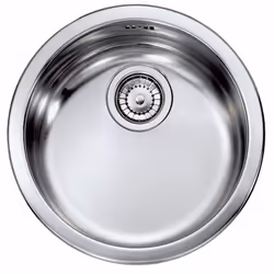 CM cinzia Ø43,5, Lavello ad incasso, Cerchio, Acciaio inox, Acciaio inox, 1 ciotole, Cerchio