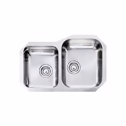 CM cinzia 73,2 x 48 2V, Lavello sottopiano, Rettangolare, Acciaio inox, Acciaio inox, 2 ciotole, Rettangolare