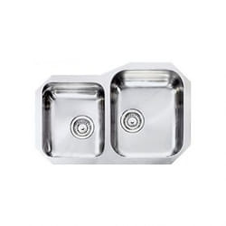 CM cinzia 73,2 x 48 2V Lavello sottopiano Rettangolare Acciaio inox