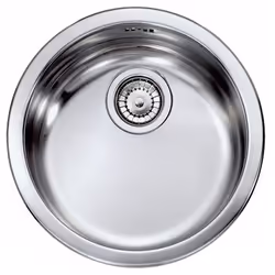 CM cinzia Ø 37.5, Lavello sottopiano, Cerchio, Acciaio inox, Acciaio inox, 1 ciotole, Cerchio