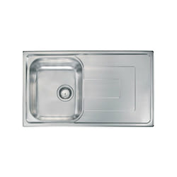 Lavello como 86X50 1 vasca + gocciolatoio acciaio inox