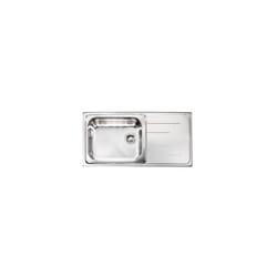 Lavello COMO 100X50 1 vasca destra + gocciolatoio ACCIAIO INOX