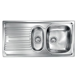 CM Atlantic 100x50 2V Lavello ad incasso Rettangolare Acciaio inox