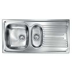 CM Atlantic 100x50 2V Lavello ad incasso Rettangolare Acciaio inox
