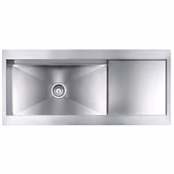 CM revers 116 x 52 1V, Lavello ad incasso, Rettangolare, Acciaio inox, Acciaio inox, 1 ciotole, Rettangolare