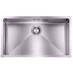 CM filoraggiato 77 x 45, Lavello montato su piano, Rettangolare, Acciaio inox, Acciaio inox, 1 ciotole, Rettangolare