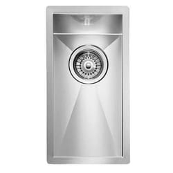 CM filoquadra 23 x 45 Lavello ad incasso Rettangolare Acciaio inox