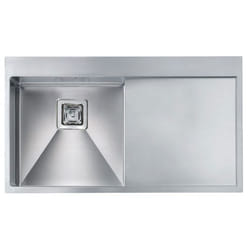 CM batìk 86 x 50 1V Lavello montato su piano Rettangolare Acciaio inox