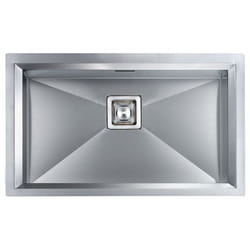 CM glamour 77 x 45 Lavello ad incasso Rettangolare Acciaio inox
