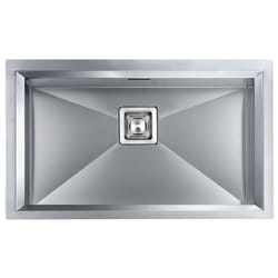 CM glamour 77 x 45 Lavello sottopiano Rettangolare Acciaio inox
