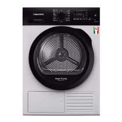 SanGiorgio SDR9I, Libera installazione, Caricamento frontale, Pompa di calore, Bianco, Manopola, Touch, 112 L