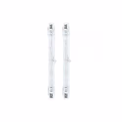 Lampada Alogena Dimmerabile R7S RX7S Lineare 118mm Bianco Caldo 2800K, 80W 220V, 1375 Lumen Angolo 360°,Vita Media 2000 Ore I ...