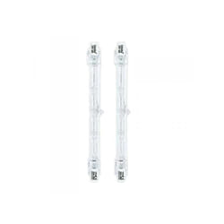 2 pz Lampade Alogena Dimmerabile, Lampada R7S 118mm 80W 1375 Lumen Bianco Caldo 2800K