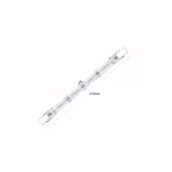 Lampada Alogena Dimmerabile R7S RX7S Lineare 118mm Bianco Caldo 2800K, 120W 220V, 2215 Lumen Angolo 360°,Vita Media 2000 Ore ...
