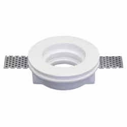 Faretto ad incasso in gesso Poliplast LUCIA, con le seguenti caratteristiche: Tensione: 220/240V Frequenza: 50/60 Hz Attacco ...