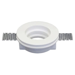 Poliplast - Faretto in gesso tondo per lampade GU10 100mm 400720