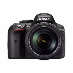 Nikon D5300 + Nikkor 18-105 VR + SD 8GB Lexar Premium 200x, 24,2 MP, 6000 x 4000 Pixel, CMOS, Full HD, 480 g, Nero