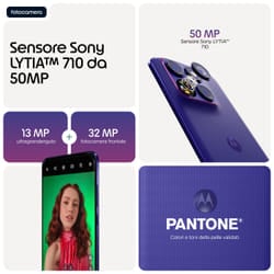 Motorola edge 70 fusion 17,2 cm (6.78") Doppia SIM Android 16.0 5G USB tipo-C 8 GB 256 GB 5200 mAh Viola