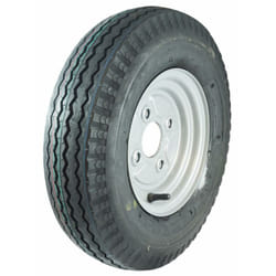 Ruota 4,50/10" con cerchio in ferro a 4 fori Fiat