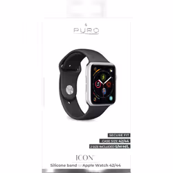 PURO Apple Watch Band 42-44mm Black - Vista aggiuntiva 4