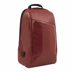 PURO Byday zaino Zaino casual Rosso Ecopelle