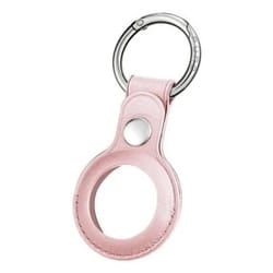 PURO Portachiavi effetto pelle SKY con gancio per Airtag, Rosa