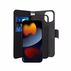 PURO IPC13P61BOOKC3BLK, Custodia a borsellino, Apple, IPhone 13 Pro, 15,5 cm (6.1"), Nero