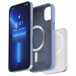 PURO Icon Mag custodia per cellulare 15,5 cm (6.1") Cover Blu