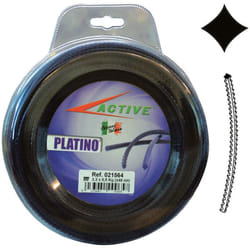 Active - Filo nylon platino seghettato viola per decespugliatori - ø mm.2,7 - blister mt.50
