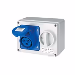 Presa OCBF 2P+T; Con fondo; Grado di resistenza IP67; 220V-16A. Presa OCBF 2P+T Con fondo. Grado di resistenza IP67. 220V 16A ...